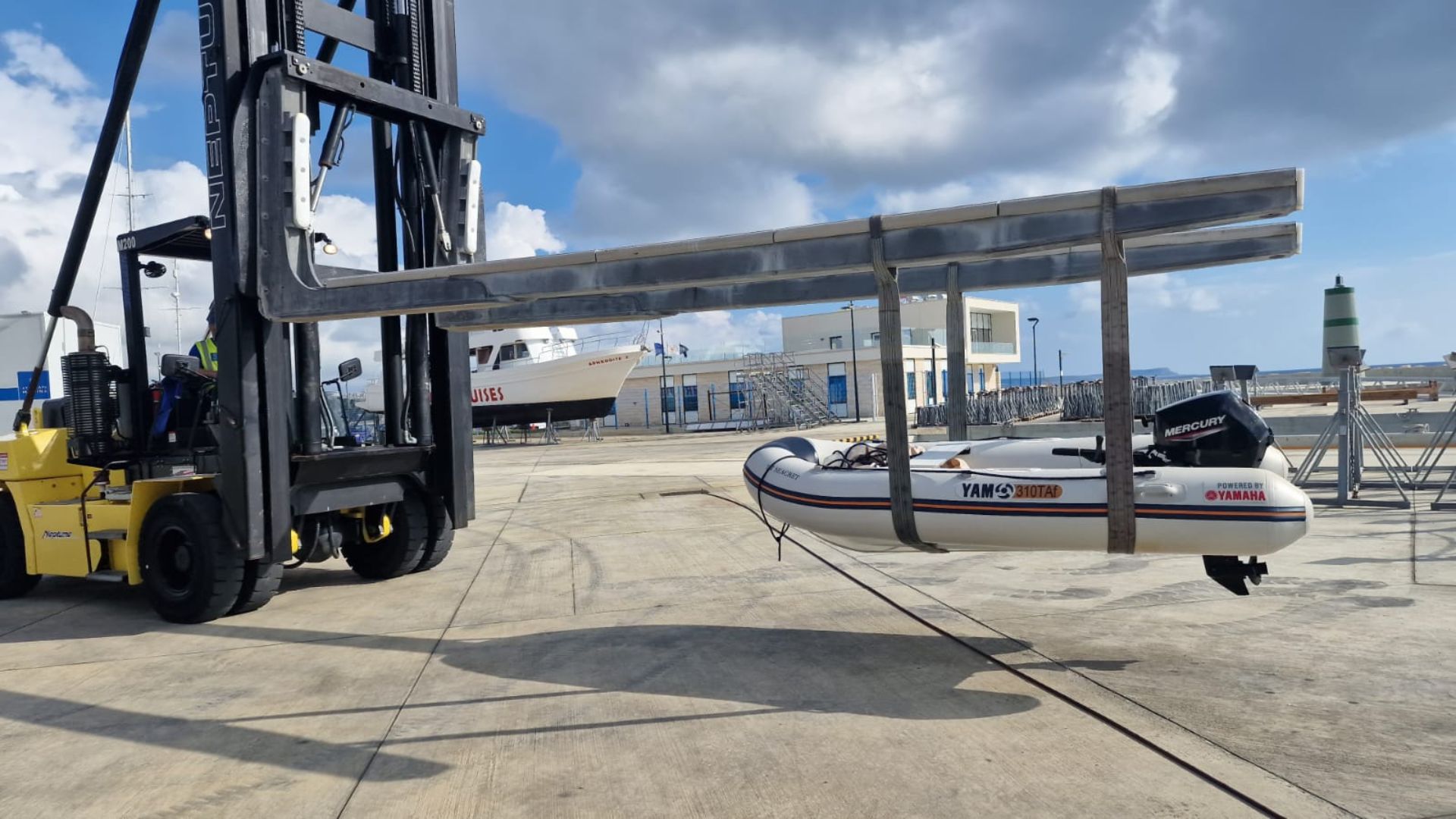 Ayia Napa Marina - Negative Forklift